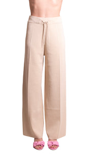 Pantaloni palazzo In Maglia Lurex Con Coulisse LAFTY LIE