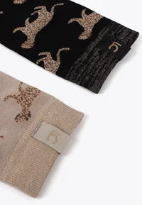 Confezione calze leopardate LOLA CASADEMUNT