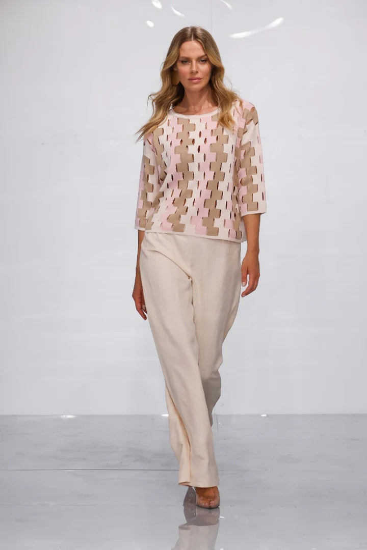 Maglia in viscosa lavorazione laser LAFTY LIE