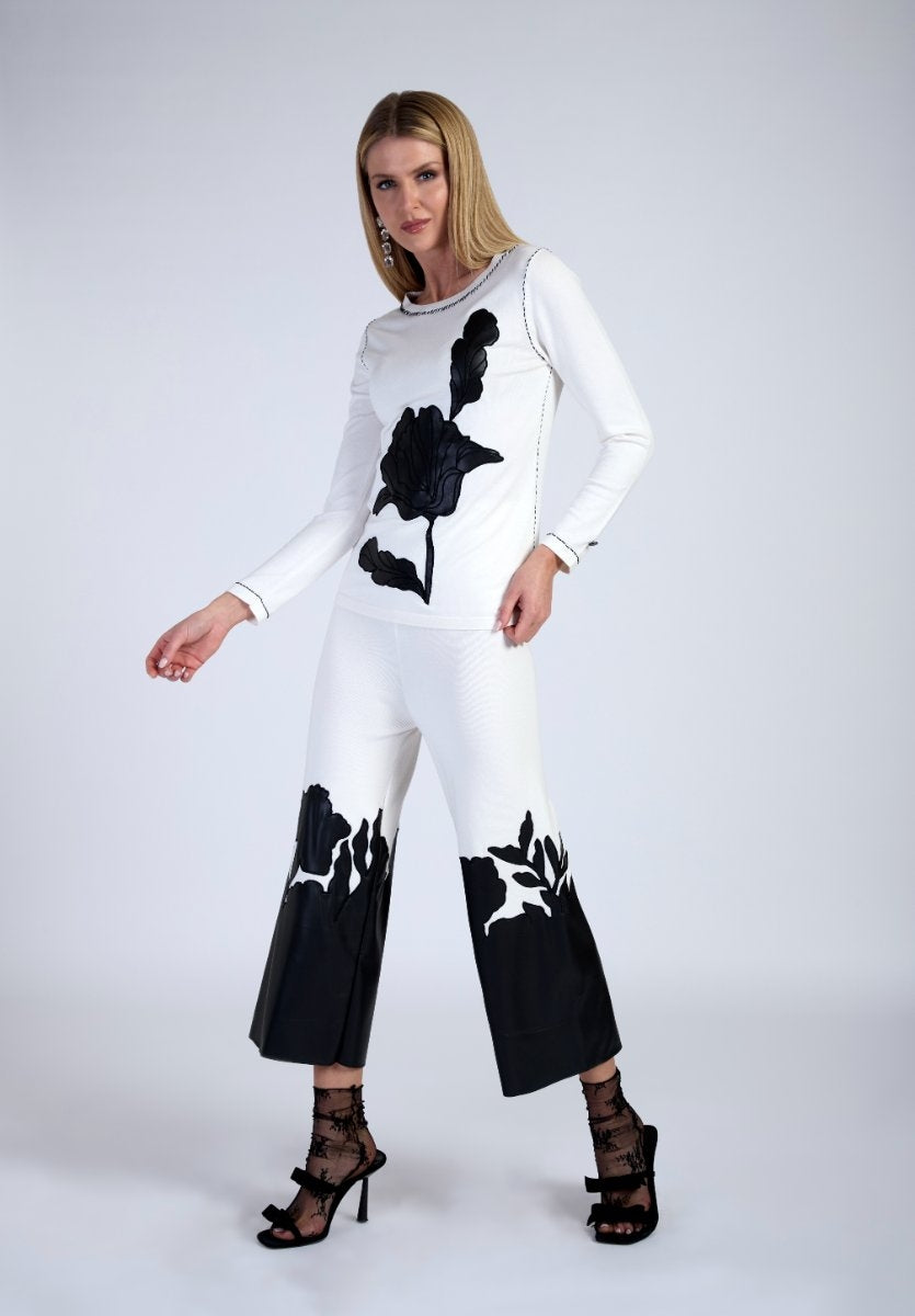 Maglia dettaglio di stampa in ecopelle LAFTY LIE