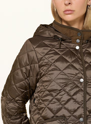 Giacca trapuntata QUEBEC con cappuccio staccabile No.1 COMO