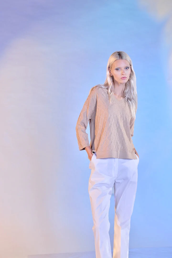 Maglia in viscosa lavorazione rombi Z.O.E