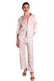 Pantaloni in denim con strass MEISIE