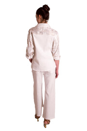 Pantaloni in denim con strass MEISIE