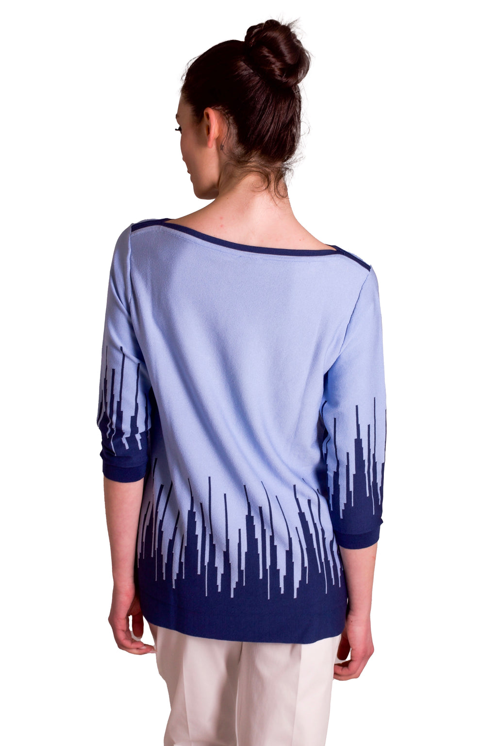 Maglia bicolor a scatola Z.O.E.