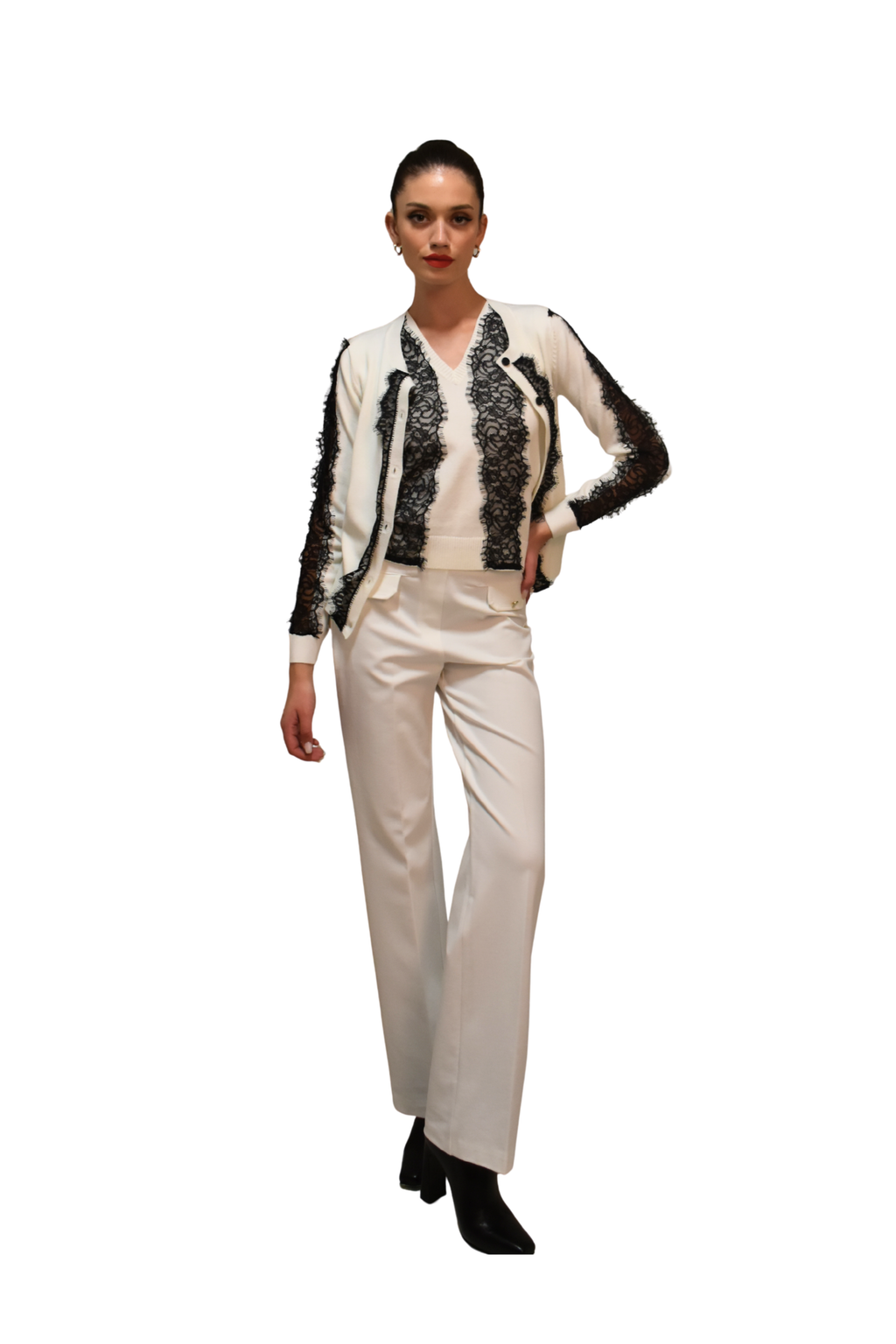 Pantaloni dritti in punto milano LAFTY LIE