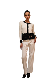 Pantaloni larghi in punto milano Z.O.E.