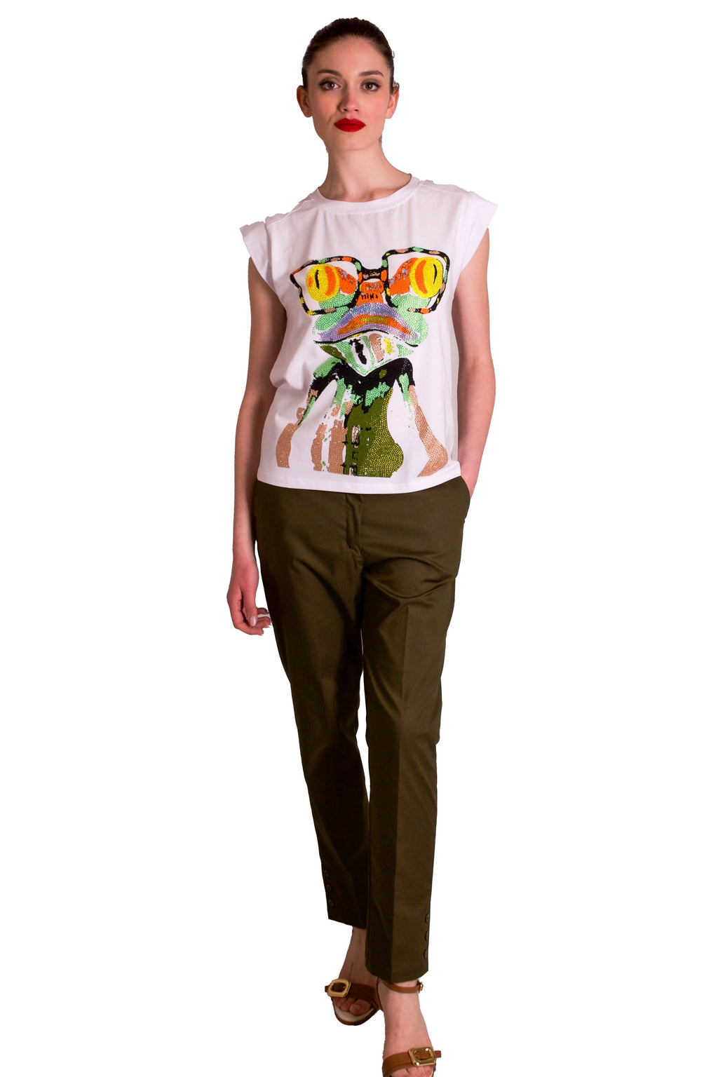 Pantaloni A trombetta con spacchetto al fondo Z.O.E