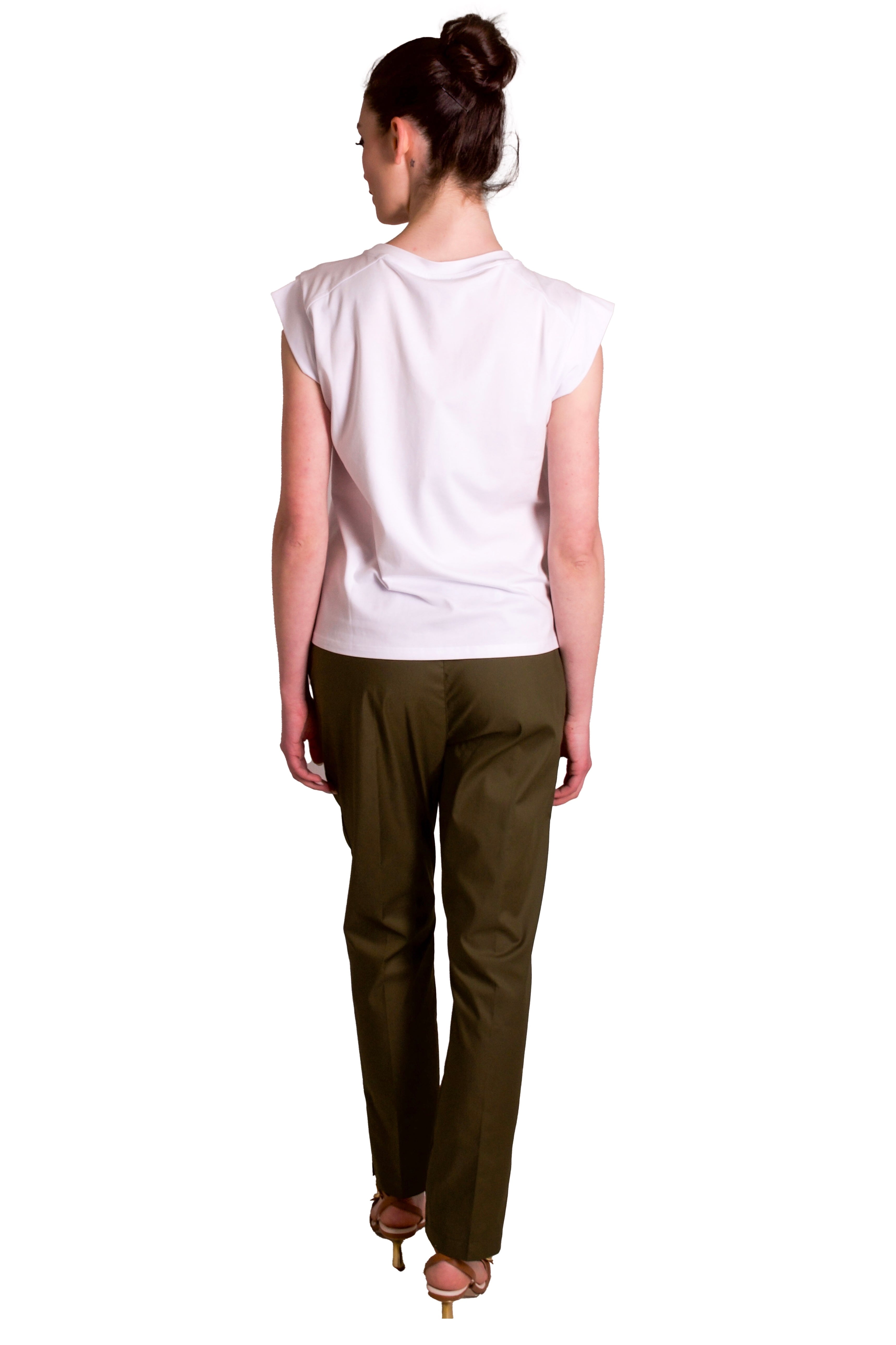 T-shirt di cotone stampa ranocchio con punti luce Z.O.E.