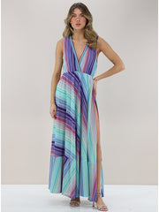 Abito lungo in maglia con filo lurex PHO