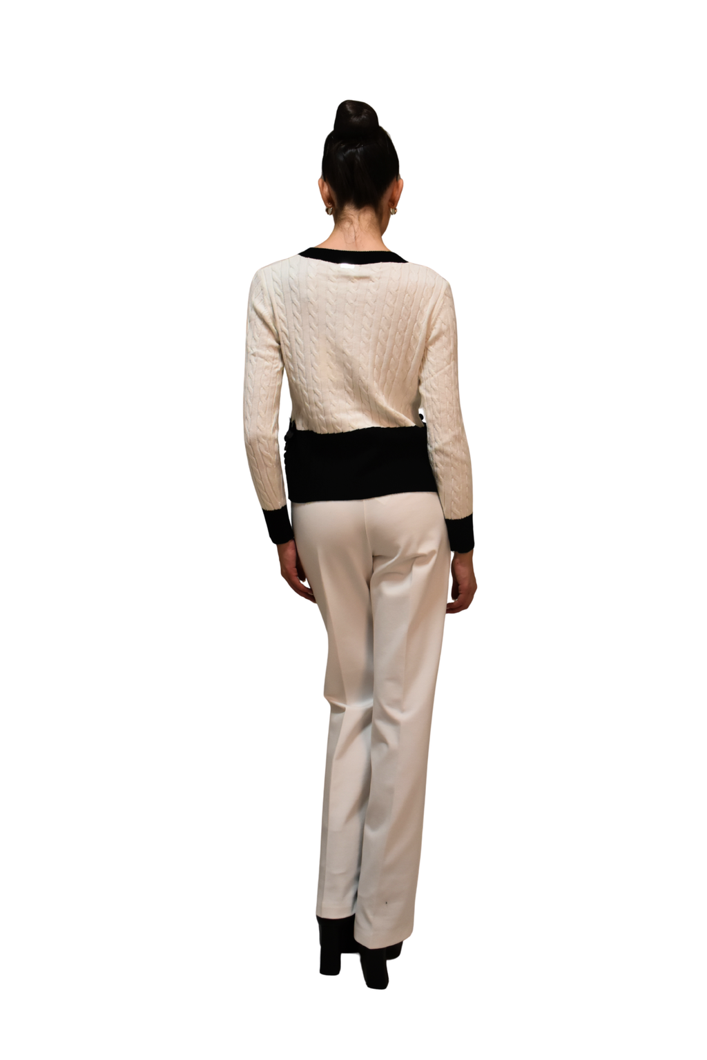 Pantaloni larghi in punto milano Z.O.E.