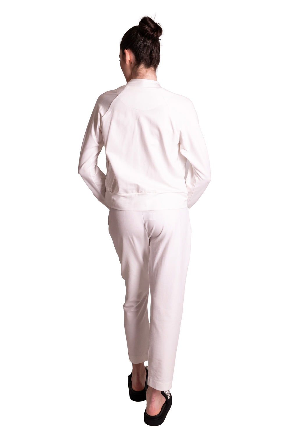 Cardigan di felpa con greca logo CLO'