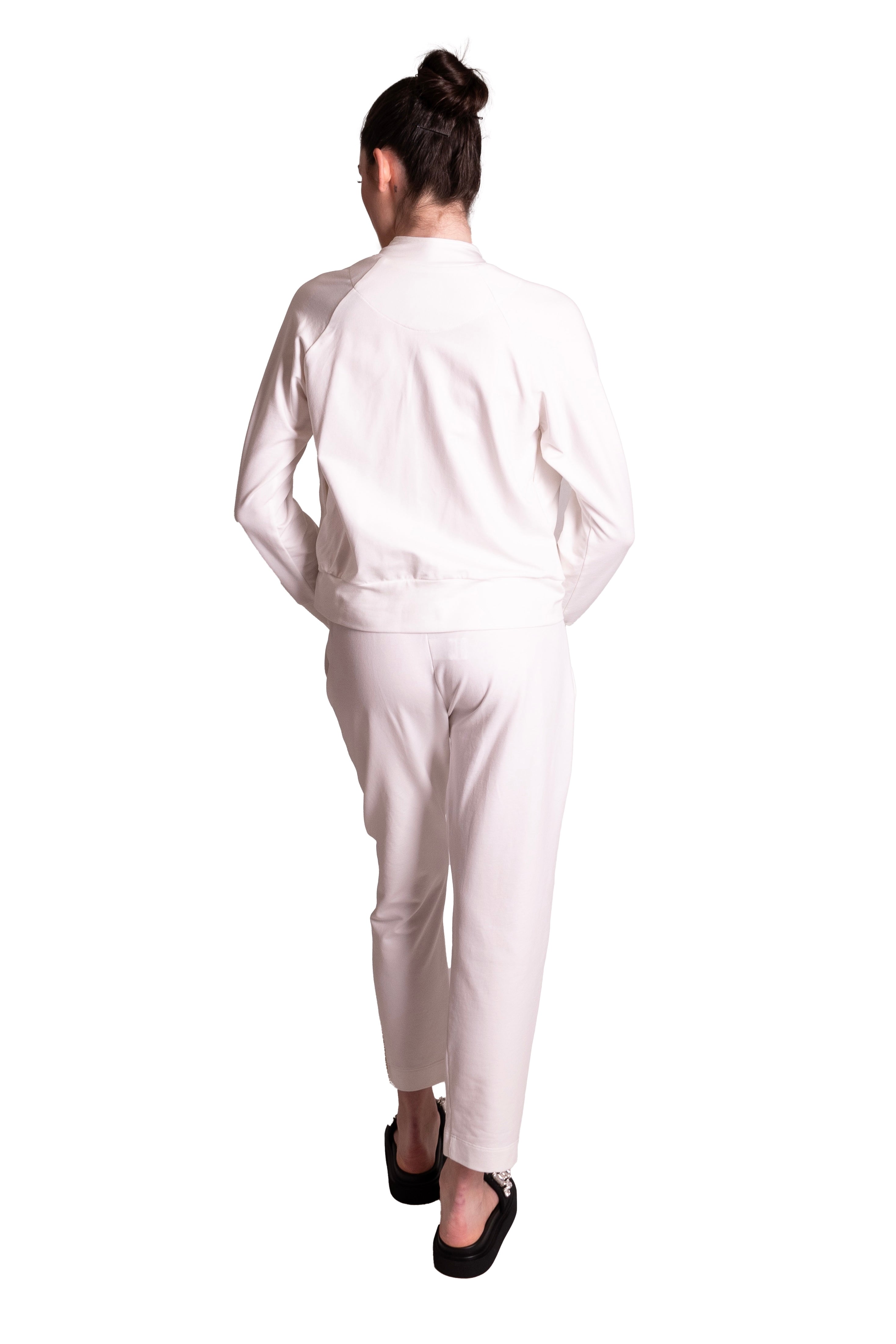 Cardigan di felpa con greca logo CLO'