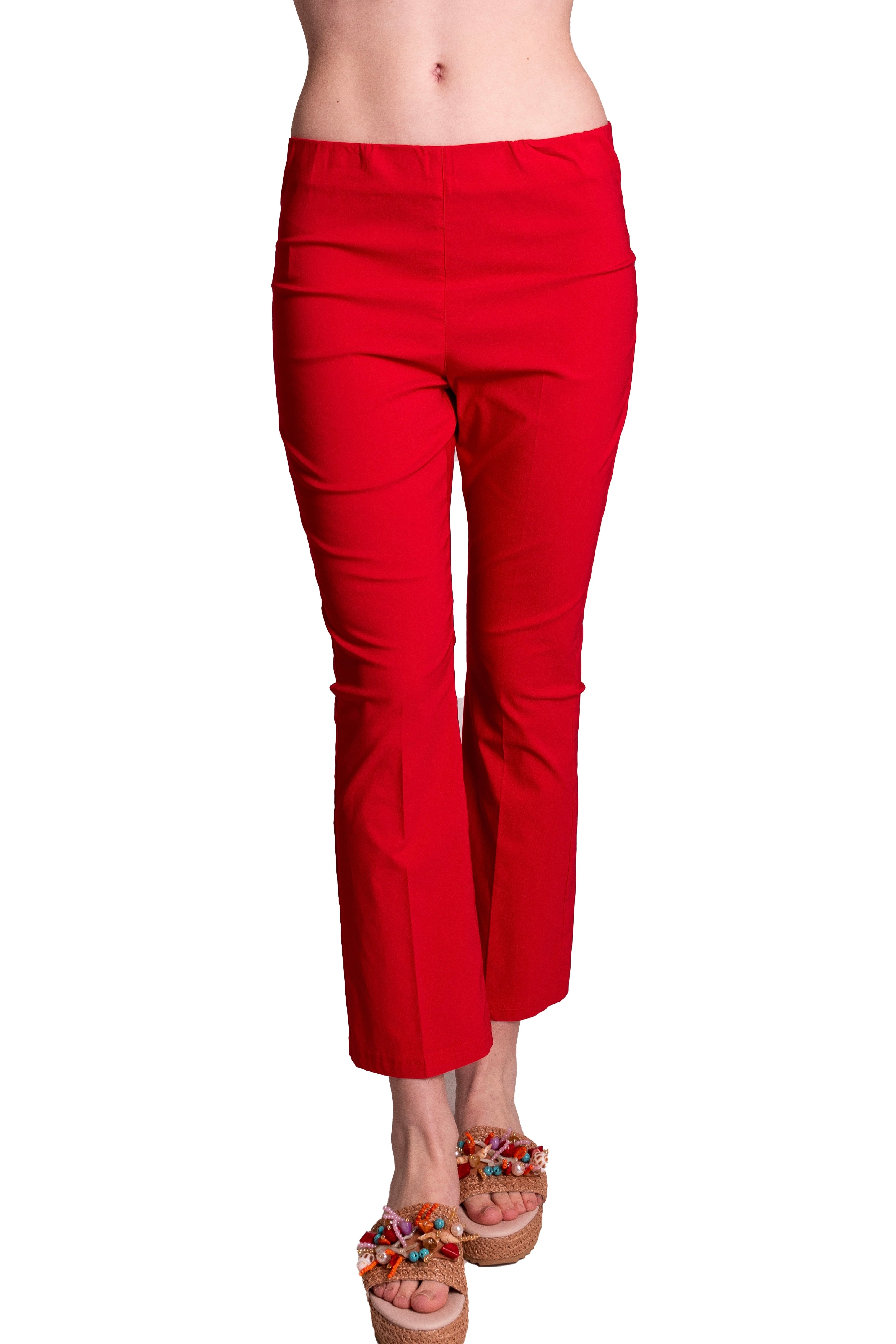 Pantaloni a trombetta in cotone stretch Z.O.E.