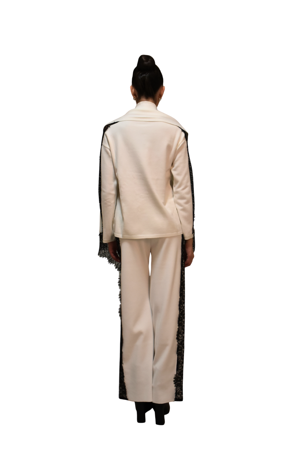 Maglia in viscosa dettaglio pizzo LAFTY LIE