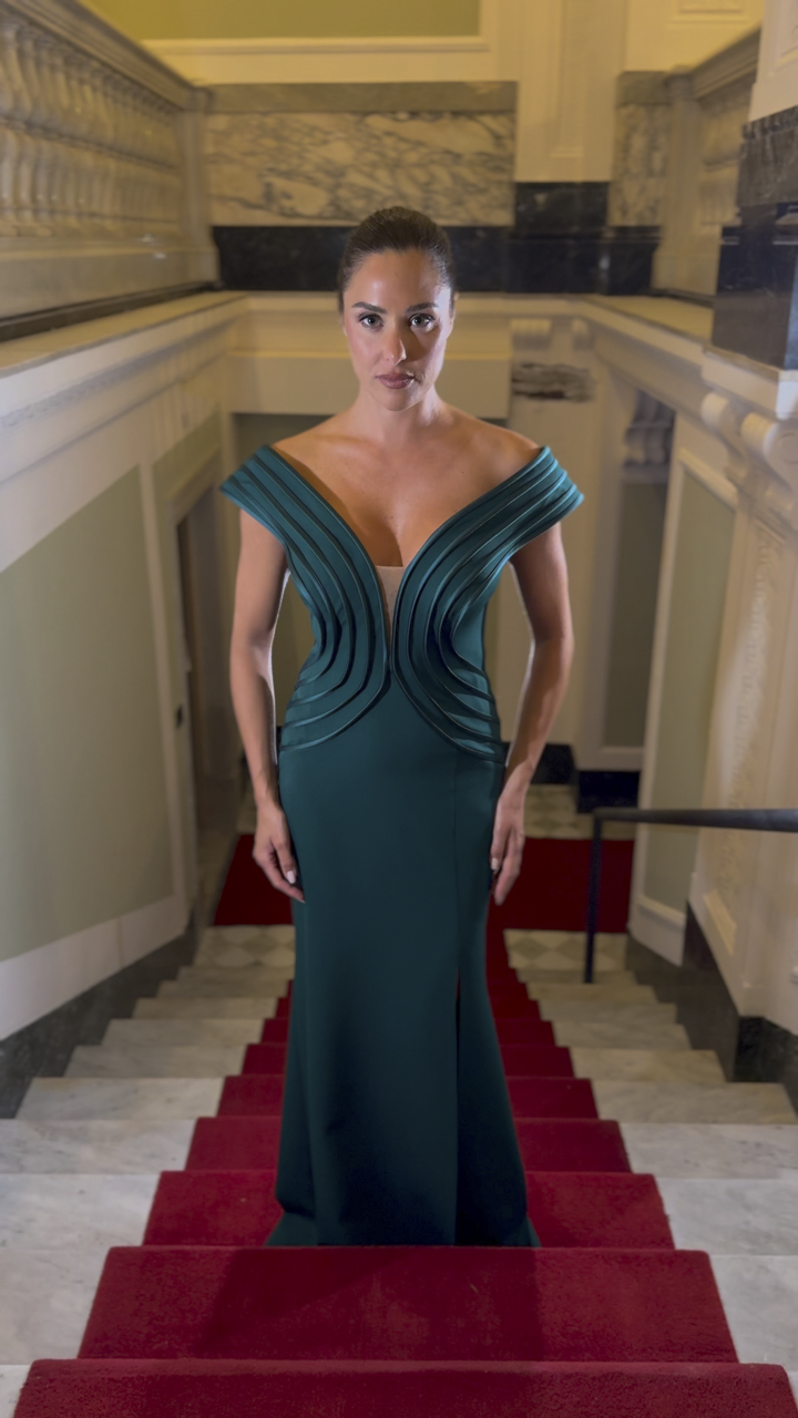 Nuova Collezione Abito lungo Con bustino strutturato ELISABETTA DORI