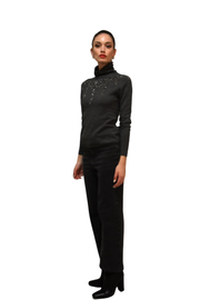 Maglia misto cashmere con cristalli PAPERLACE