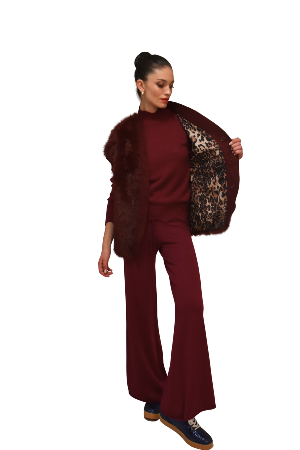 Giacca senza maniche reversibile in finto pelo Z.O.E.