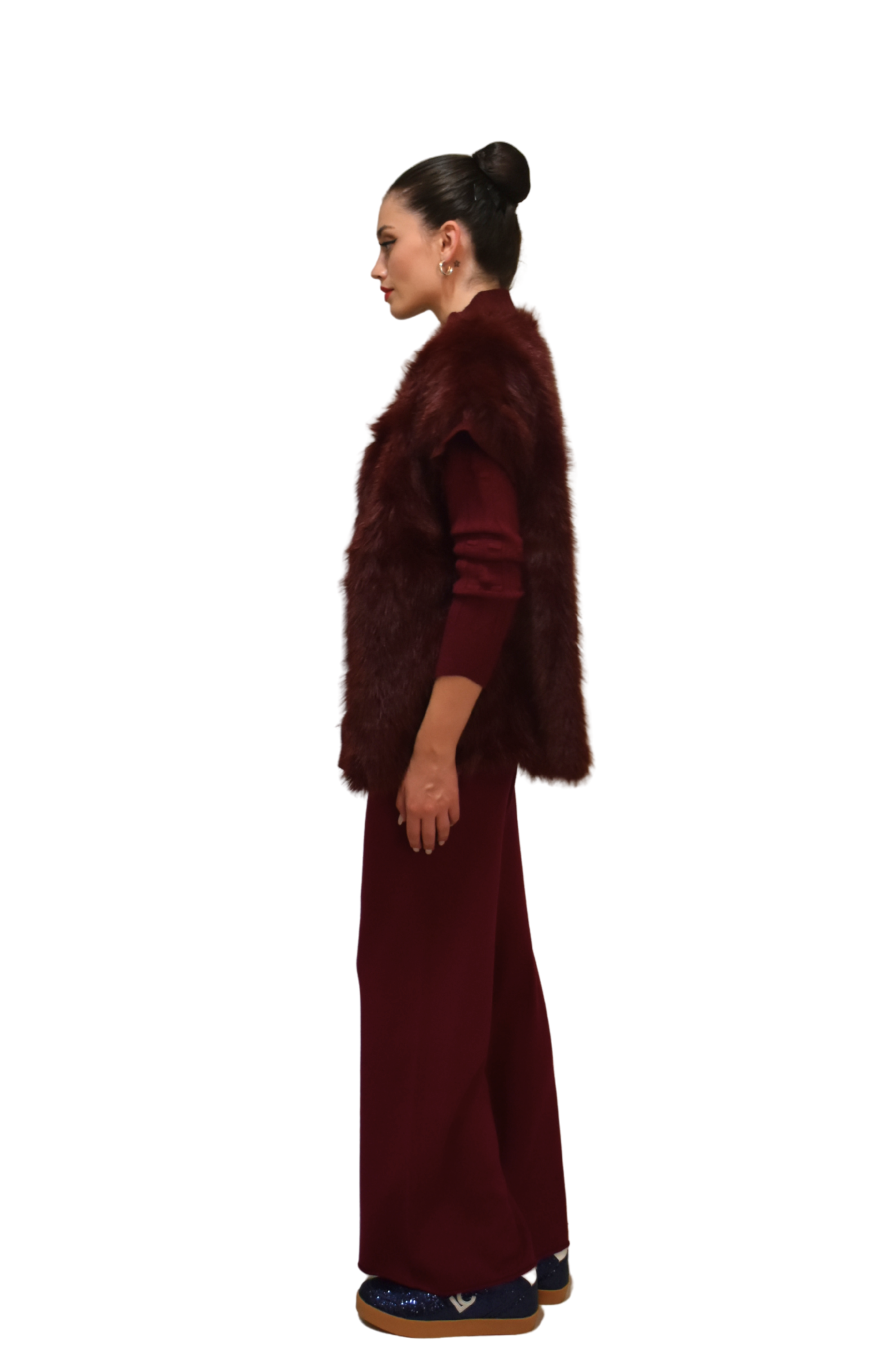 Giacca senza maniche reversibile in finto pelo Z.O.E.