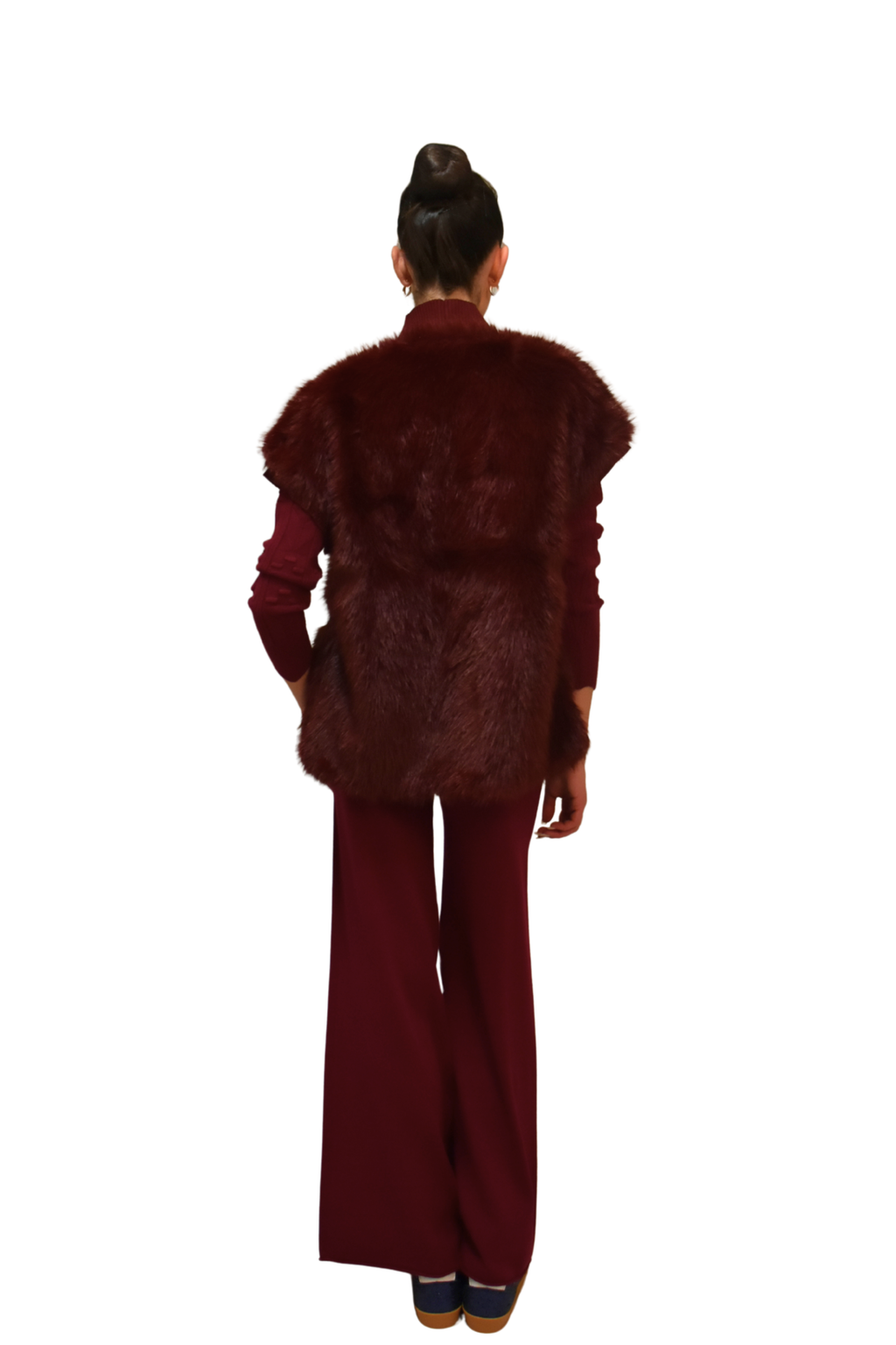 Giacca senza maniche reversibile in finto pelo Z.O.E.