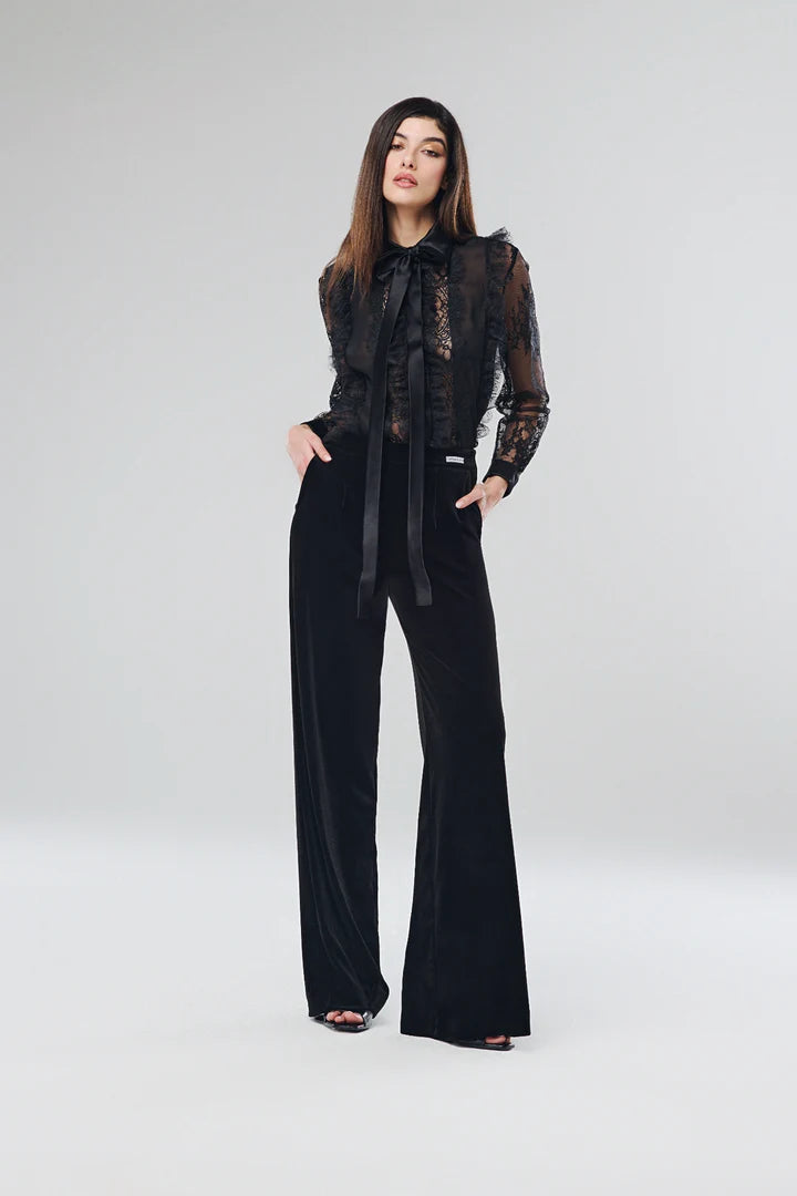 Camicia in chiffon e pizzo ATELIER LEGORA