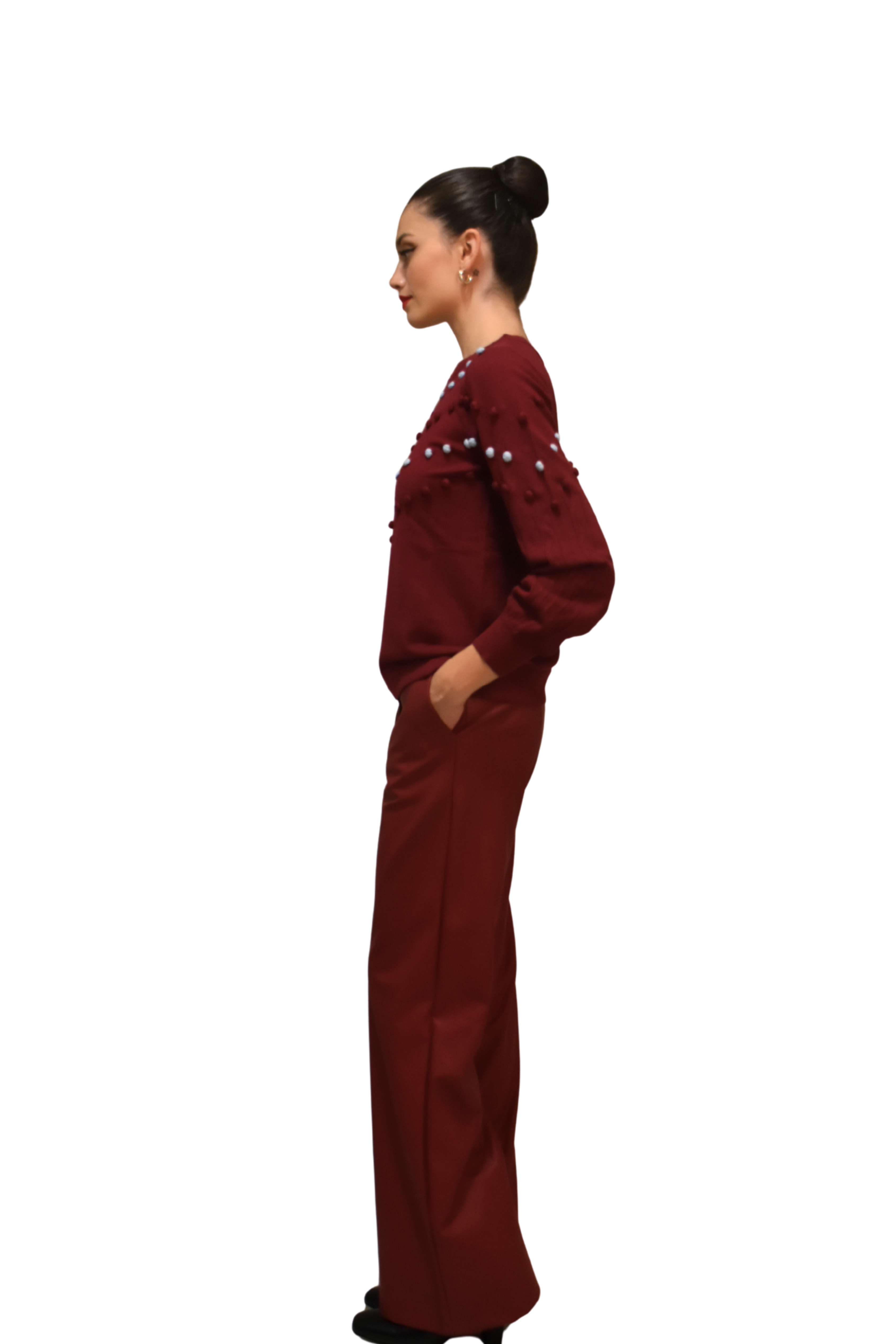 Maglia con pom-pon colorati Z.O.E.