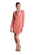 Abito robe-manteau con revers lucidi CLO'
