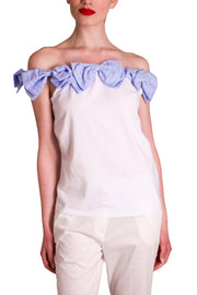 T-shirt di cotone applicazione fiocchi Z.O.E.