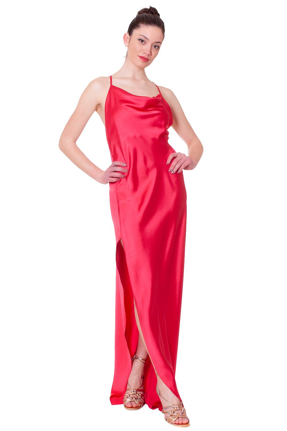 Abito Lungo A Sirena Con Scollo Profondo ATELIER LEGORA