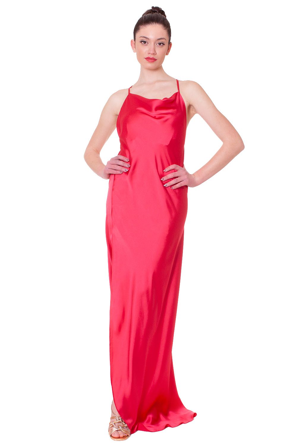 Abito Lungo A Sirena Con Scollo Profondo ATELIER LEGORA