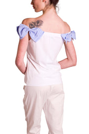 T-shirt di cotone applicazione fiocchi Z.O.E.
