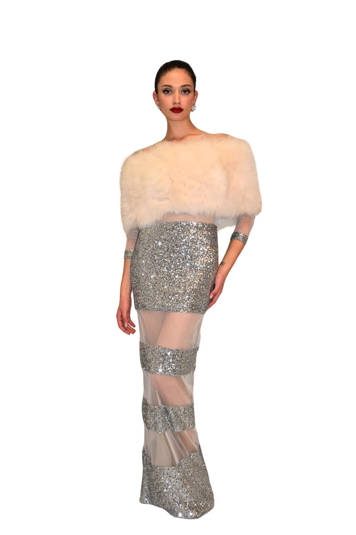 Stola ad anello in volpe ATELIER LEGORA