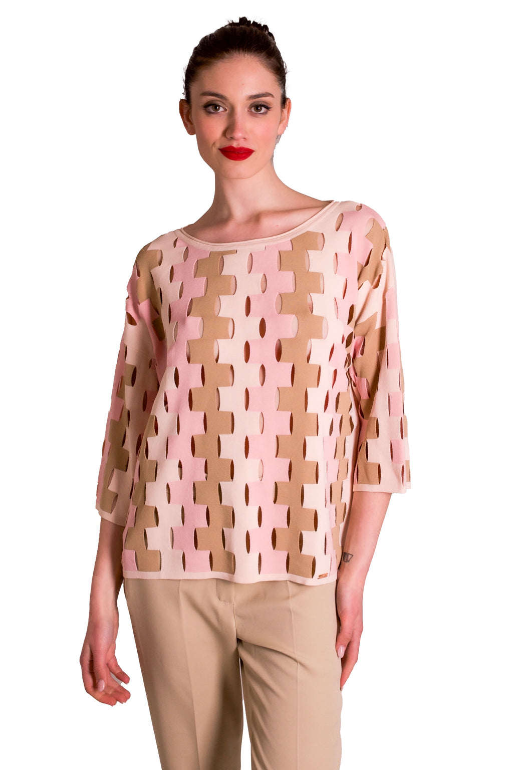 Maglia in viscosa lavorazione laser LAFTY LIE