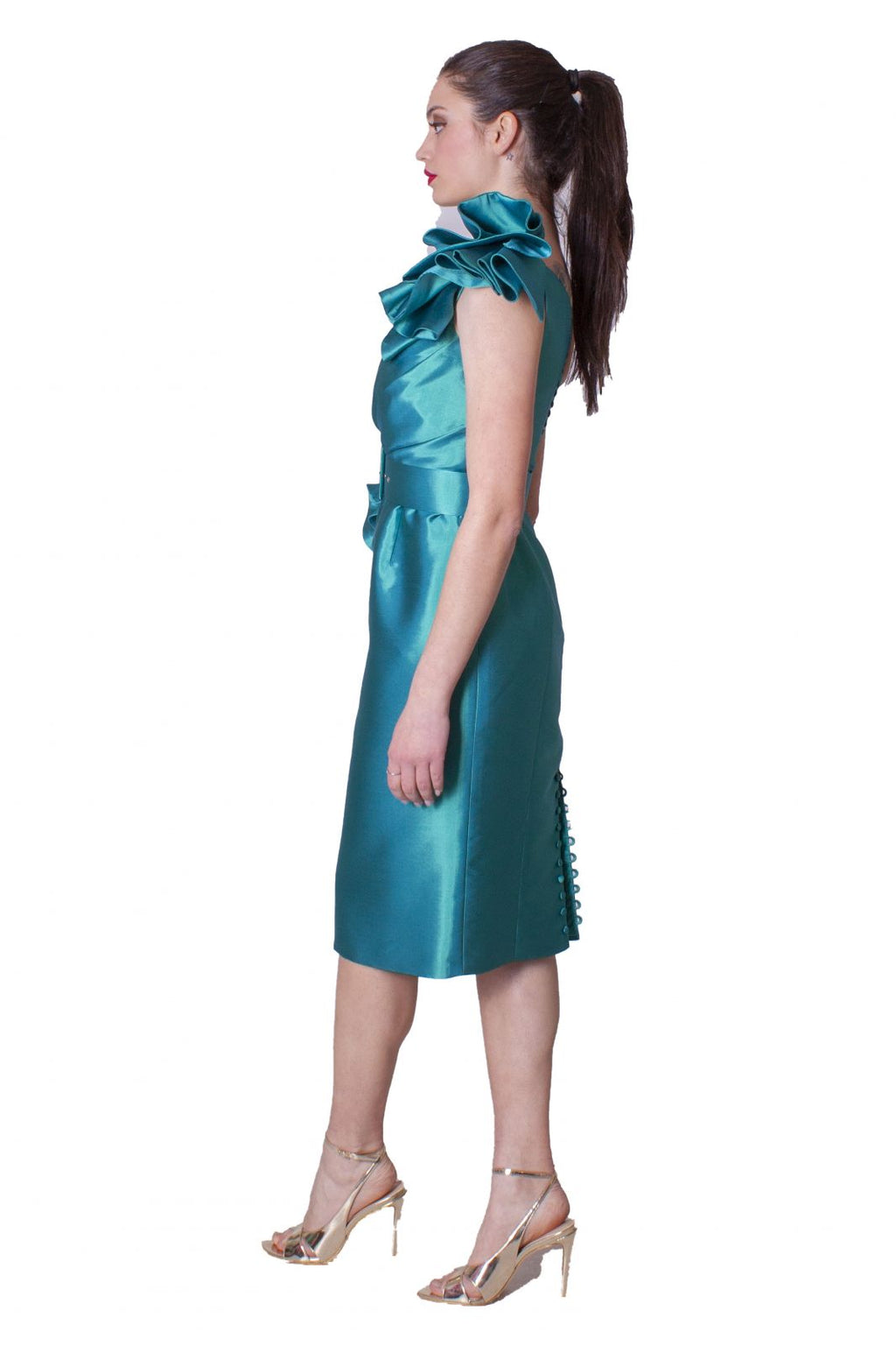 Abito in mikado monospalla MANUEL GARCIA