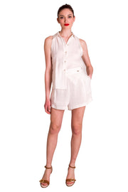 Shorts In Misto Lino con filo lurex PHO