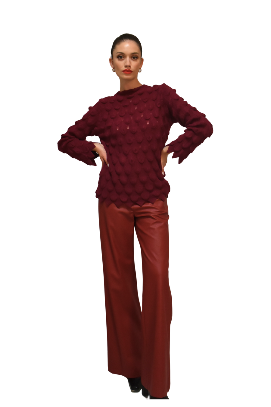 Maglia con lavorazione a rilievo Z.O.E.