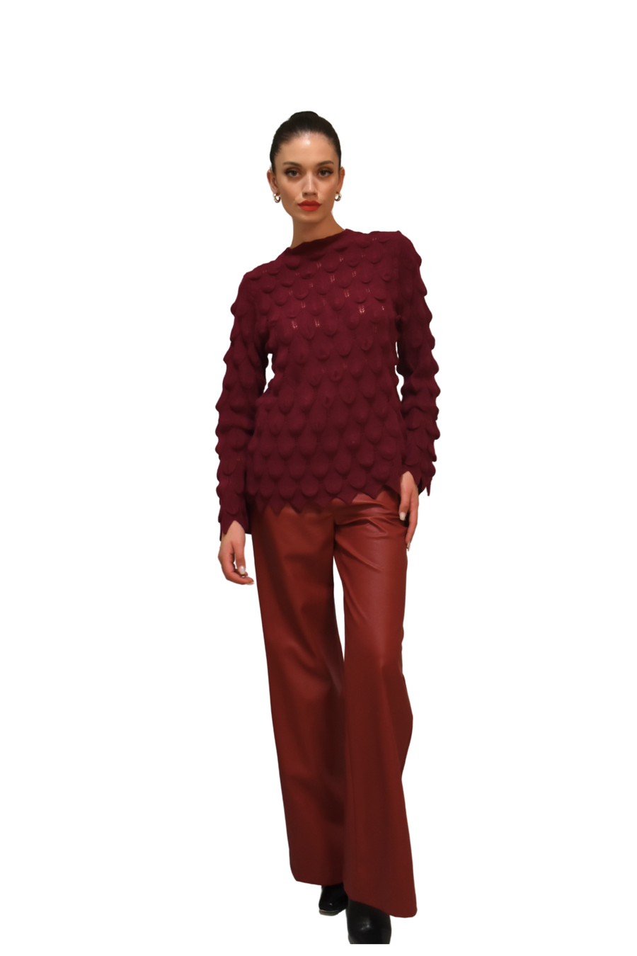 Maglia con lavorazione a rilievo Z.O.E.