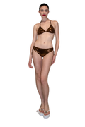 Costume bikini in lycra lucida stampa pitone DRYCRI
