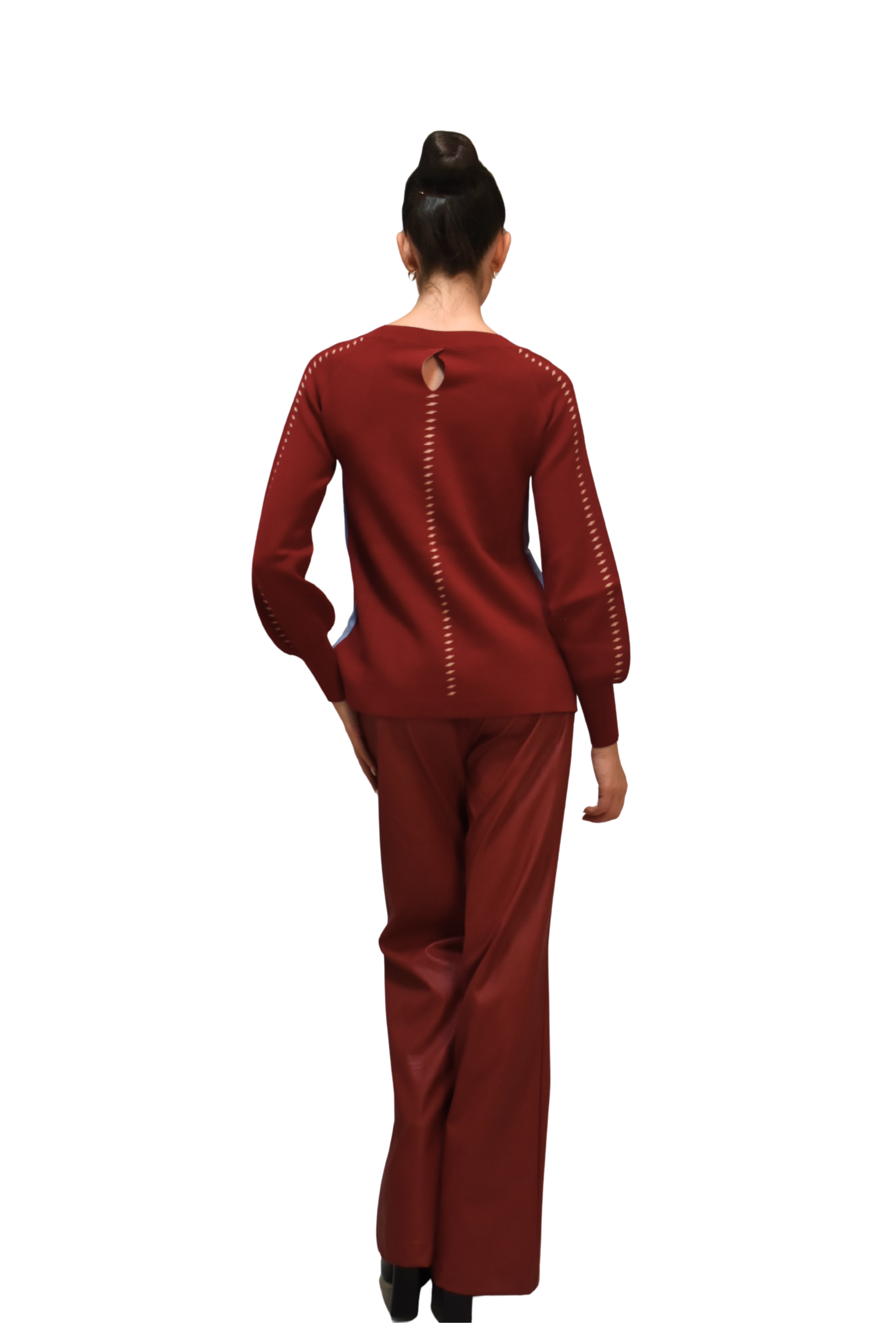 Maglia in viscosa dettaglio fiore LAFTY LIE