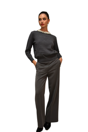 Maglia in cotone caldo con perle PAPERLACE