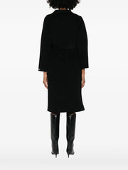 Cappotto in panno di lana con cintura GLOX