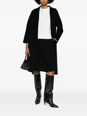 Cappotto in panno di lana con cintura GLOX