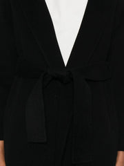 Cappotto in panno di lana con cintura GLOX