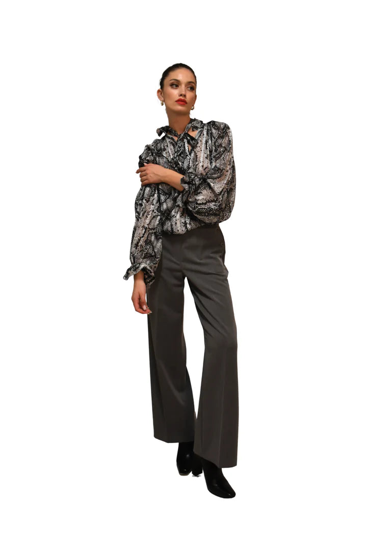 Pantaloni larghi in tessuto stretch Z.O.E.