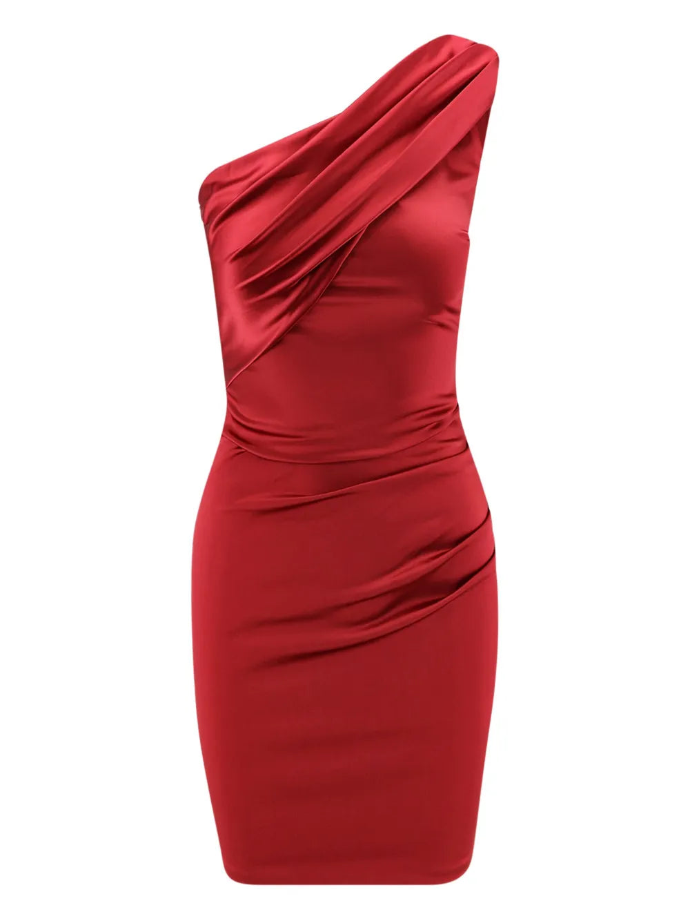 Abito Zenax in satin con scollo Asimmetrico CHIARA BONI