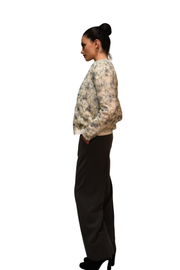 Cardigan doppiato in tulle e ricami Z.O.E.