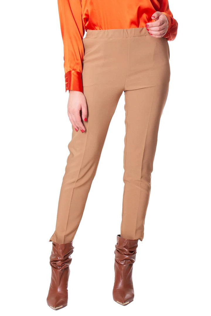 Pantaloni a sigaretta in cady stretch Z.O.E.