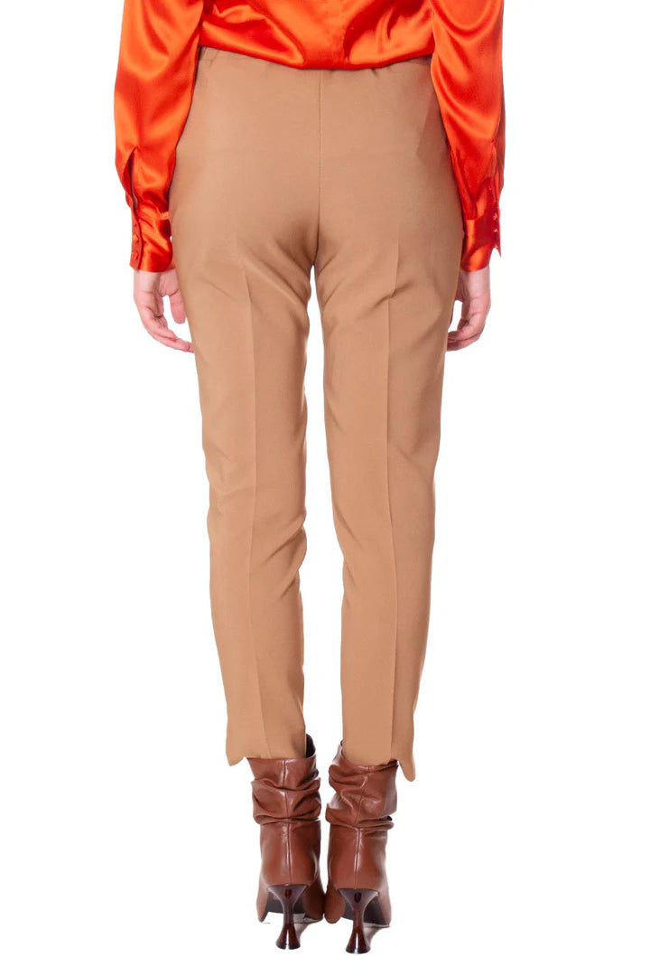 Pantaloni a sigaretta in cady stretch Z.O.E.