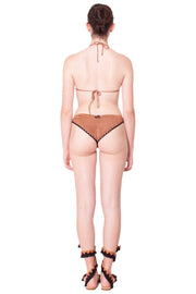 Costume bikini triangolo pelo con slip coulotte F**K