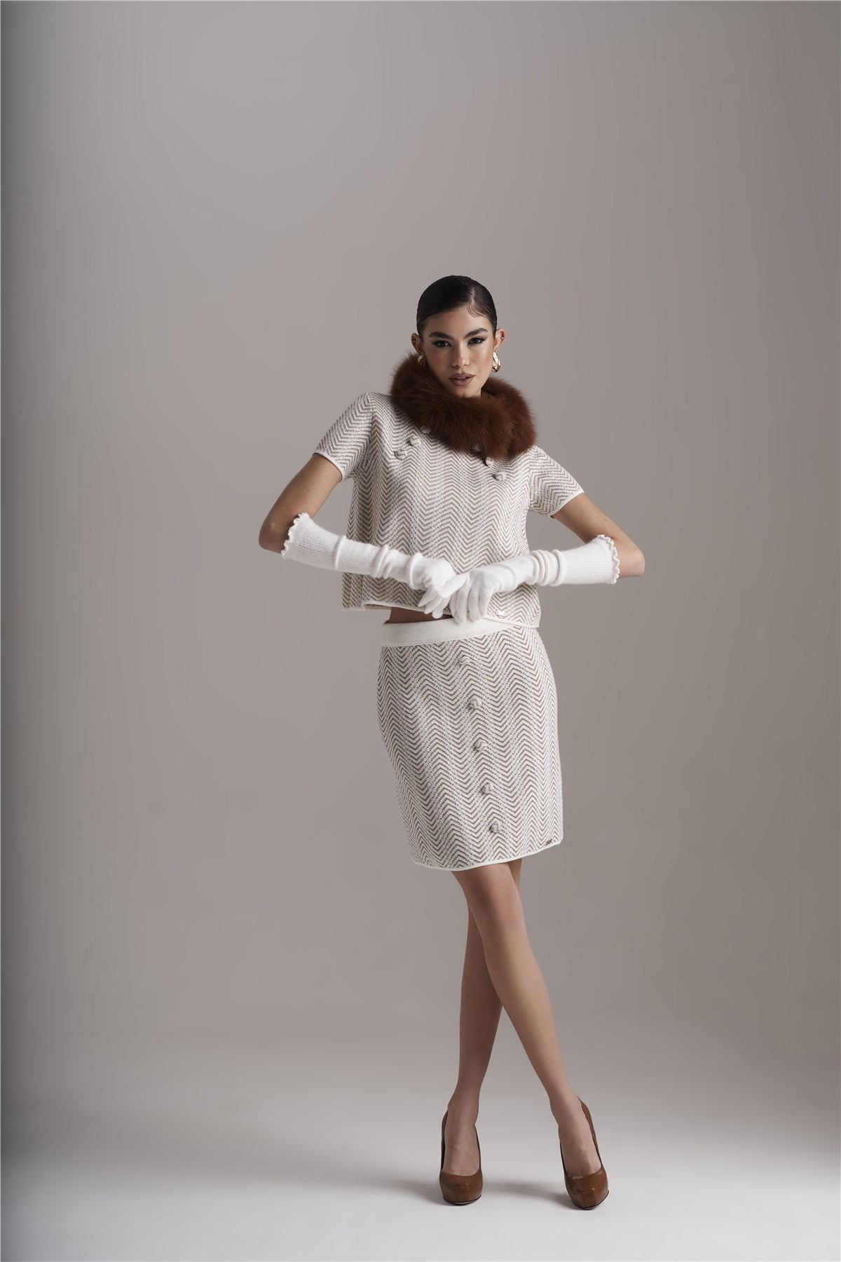 Collo ad anello in vera pelliccia PHO